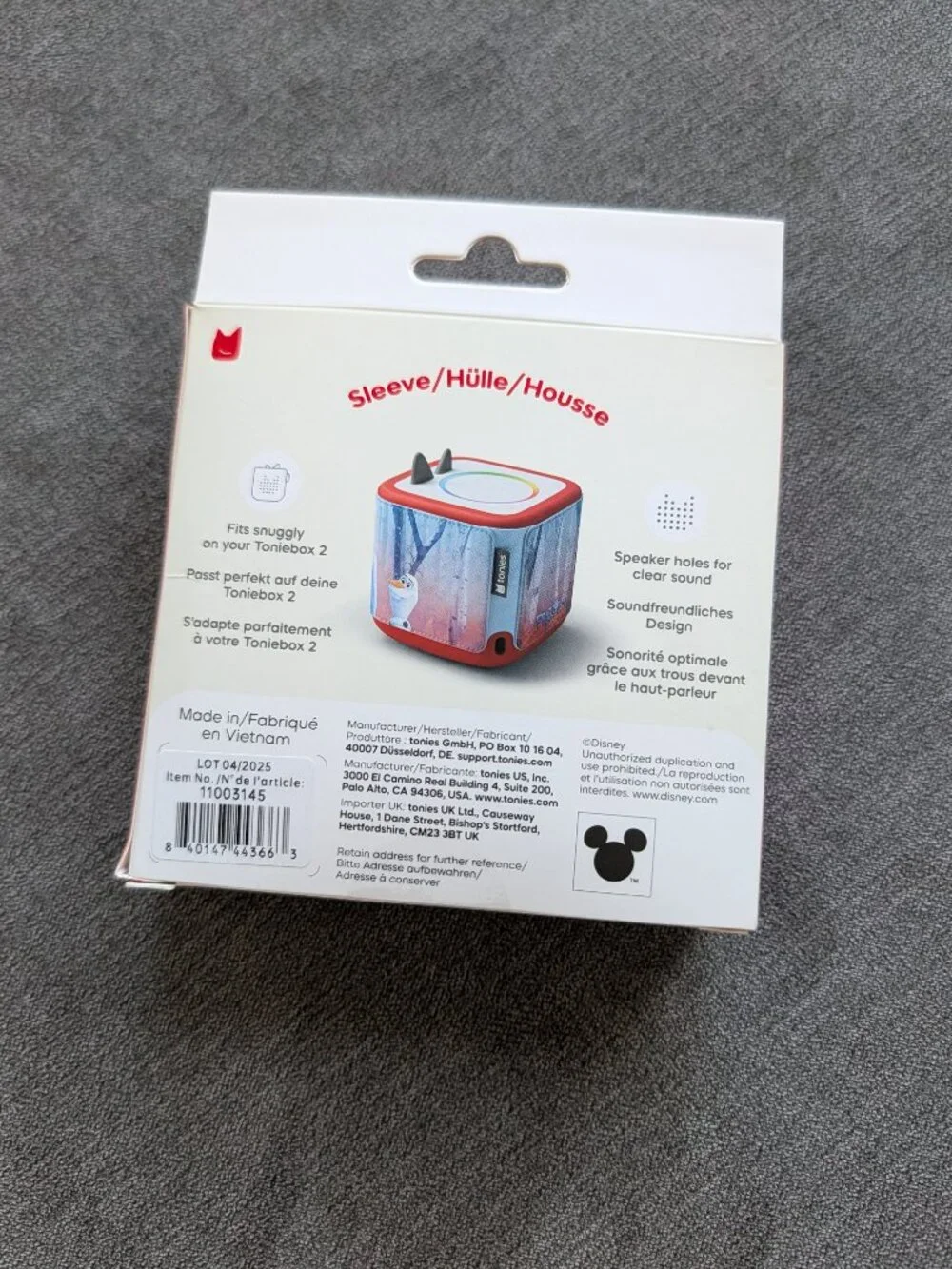 tonies Toniebox 2 Sleeve: Disney Frozen